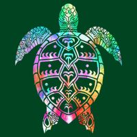 Tribal Colorful Turtle T-Shirt