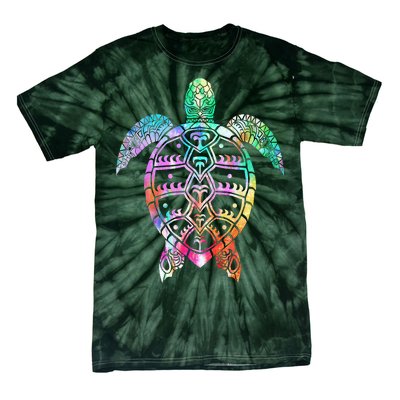 Tribal Colorful Turtle Tie-Dye T-Shirt