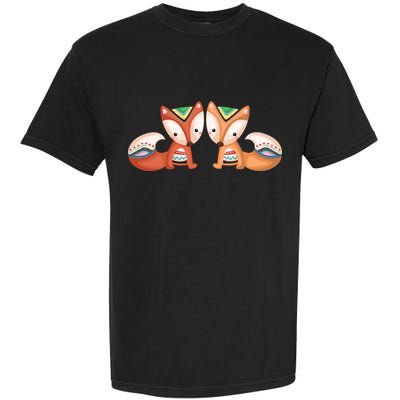 Tribal Foxes Garment-Dyed Heavyweight T-Shirt