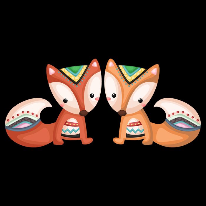 Tribal Foxes City Backpack