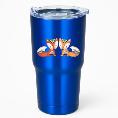 Tribal Foxes Tumbler