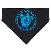 Tribal Sea Turtle USA-Made Doggie Bandana