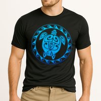 Tribal Sea Turtle Cooling Performance Crew T-Shirt