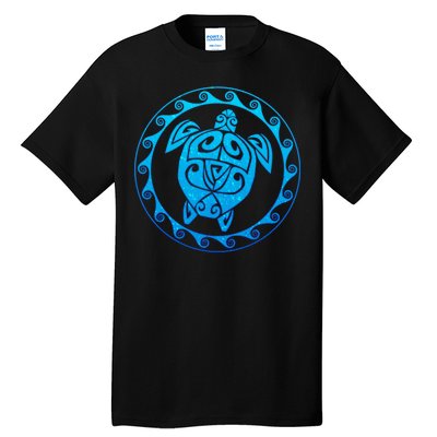 Tribal Sea Turtle Tall T-Shirt