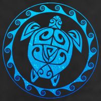 Tribal Sea Turtle Adult Drive Performance Visor