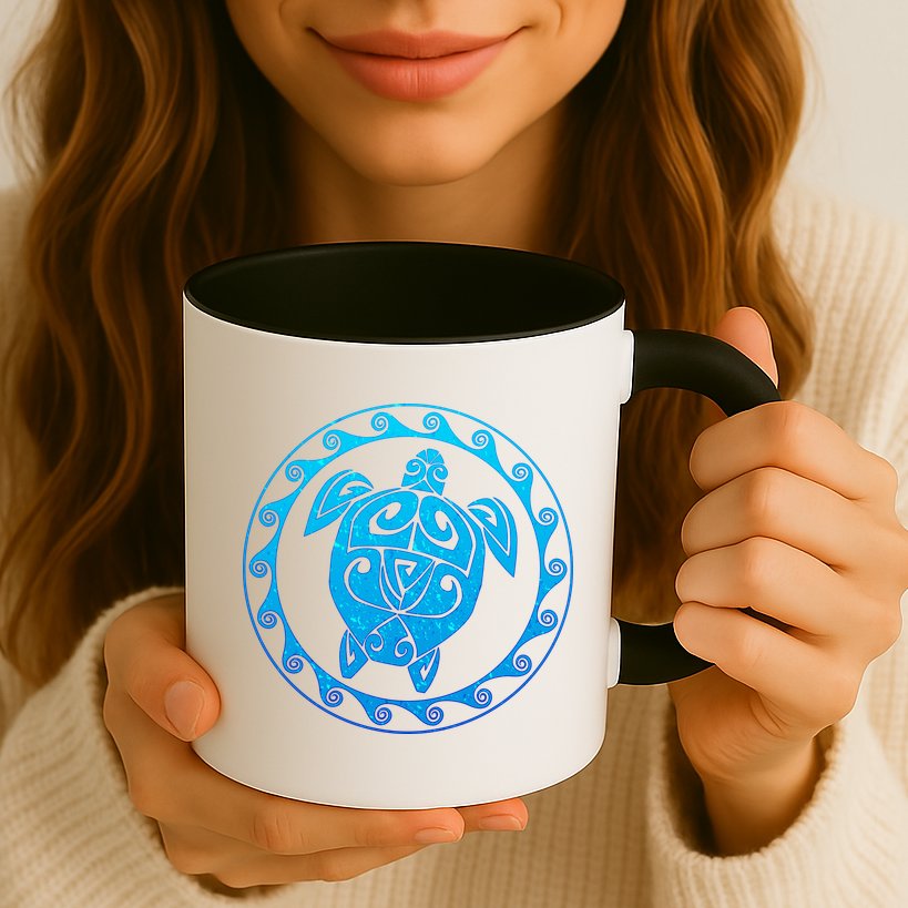 Tribal Sea Turtle Mug