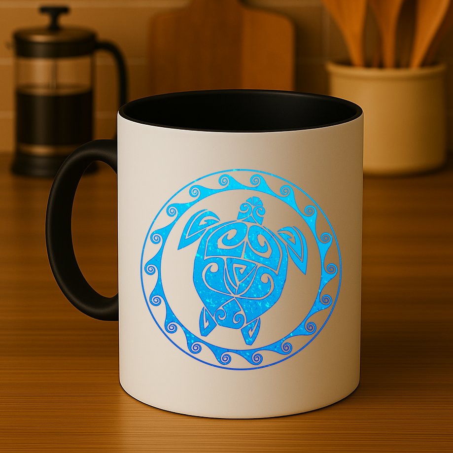 Tribal Sea Turtle Mug
