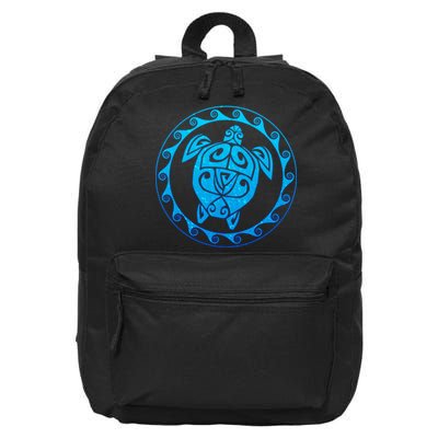 Tribal Sea Turtle 16 in Basic Backpack