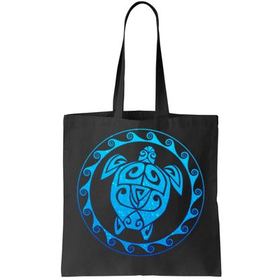 Tribal Sea Turtle Tote Bag