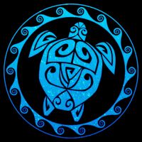 Tribal Sea Turtle Toddler Hoodie