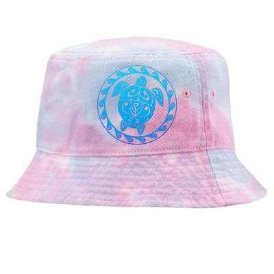 Tribal Sea Turtle Tie-Dyed Bucket Hat