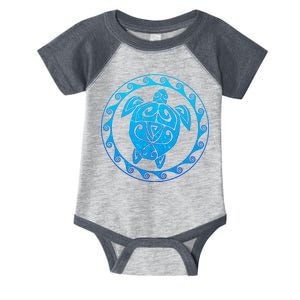 Tribal Sea Turtle Infant Baby Jersey Bodysuit