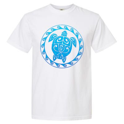 Tribal Sea Turtle Garment-Dyed Heavyweight T-Shirt