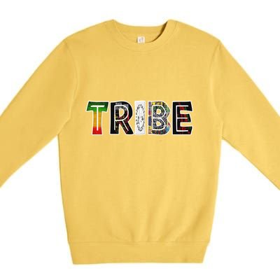 Tribe African Logo Premium Crewneck Sweatshirt