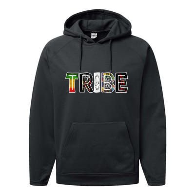 Tribe African Logo Performance Fleece Hoodie