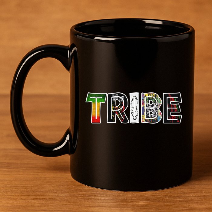 Tribe African Logo 11oz C Handle Ceramic Mug