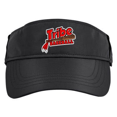 Tribe Baseball Sports Logo Adult Drive Performance Visor