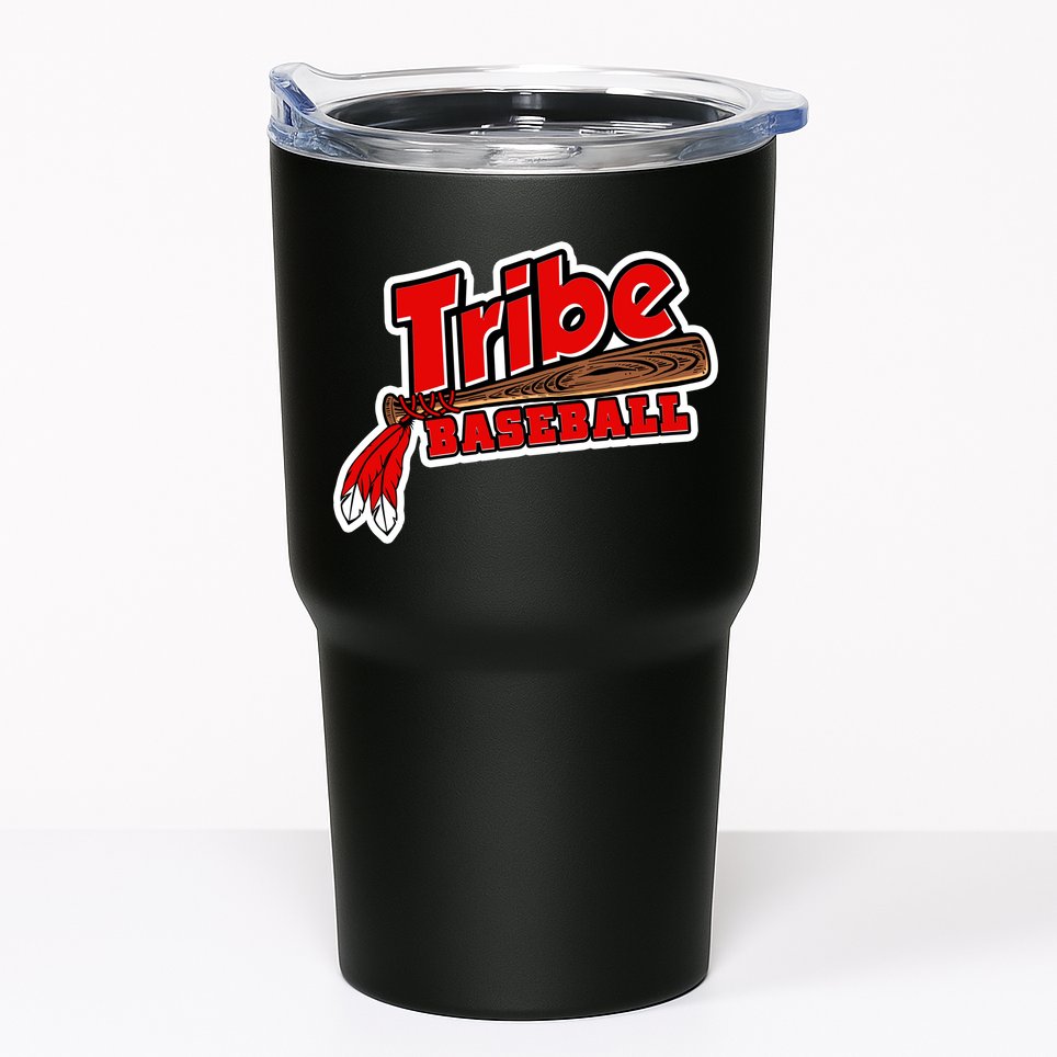 Tribe Baseball Sports Logo Tumbler