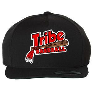 Tribe Baseball Sports Logo Wool Snapback Cap