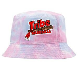 Tribe Baseball Sports Logo Tie-Dyed Bucket Hat