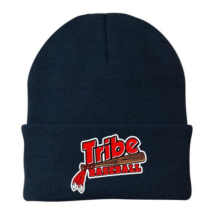 Tribe Baseball Sports Logo Knit Cap Winter Beanie