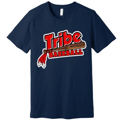 Tribe Baseball Sports Logo Premium T-Shirt