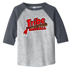 Tribe Baseball Sports Logo Toddler Fine Jersey T-Shirt