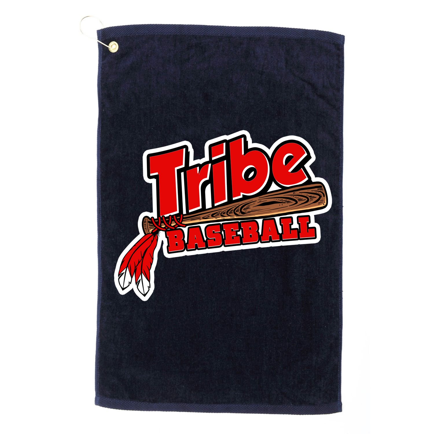 Tribe Baseball Sports Logo Golf Towel