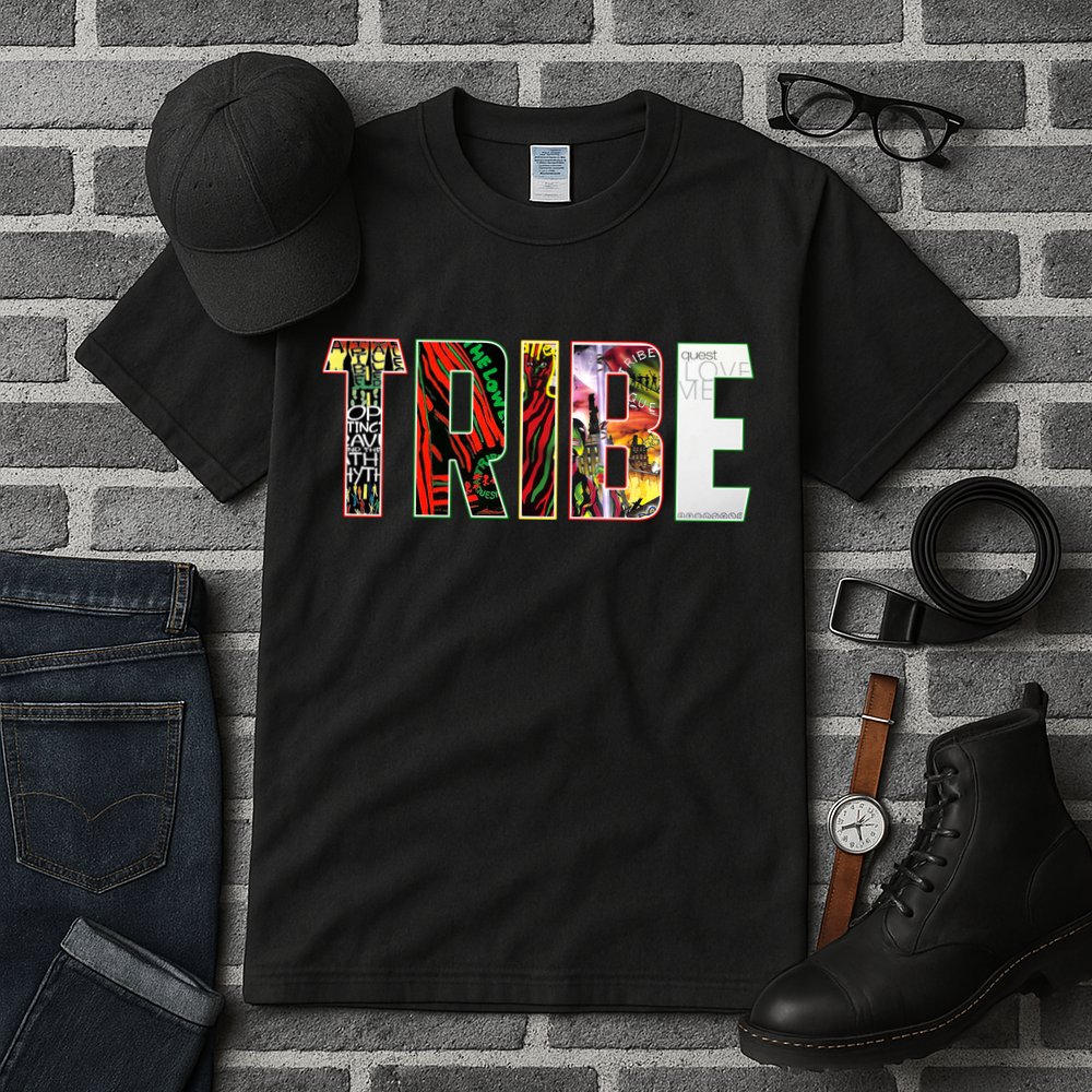 Tribe Music Album Covers  Tall T-Shirt