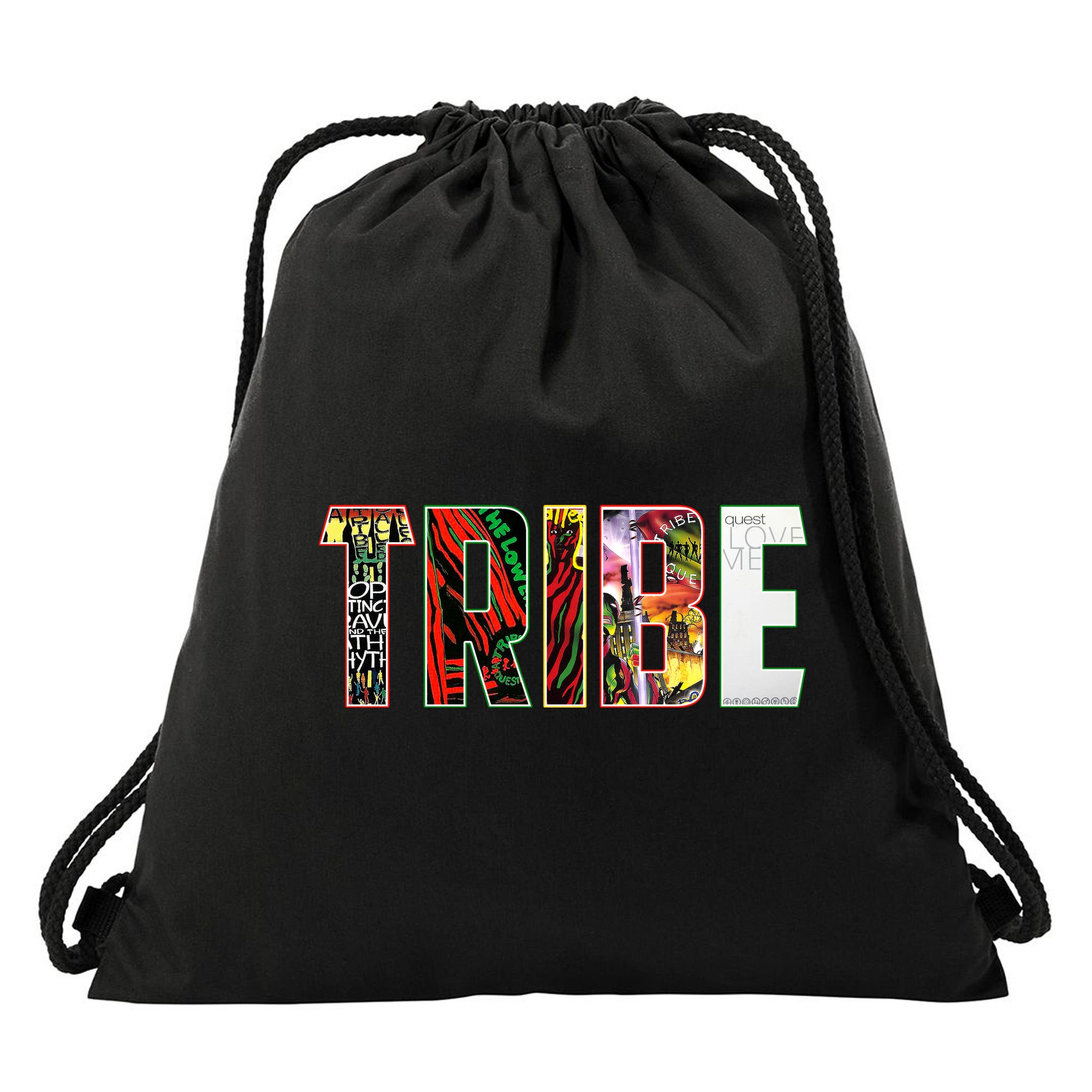 Tribe Music Album Covers  Drawstring Bag