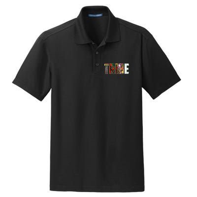 Tribe Music Album Covers  Dry Zone Grid Polo