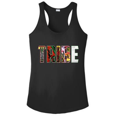 Tribe Music Album Covers  Ladies PosiCharge Competitor Racerback Tank