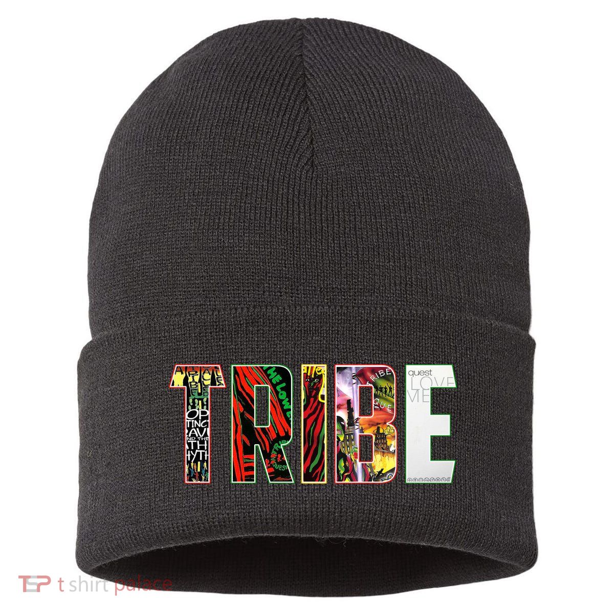 Tribe Music Album Covers  Sustainable Knit Beanie