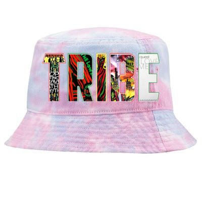 Tribe Music Album Covers  Tie-Dyed Bucket Hat