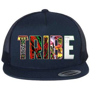 Tribe Music Album Covers  Flat Bill Trucker Hat