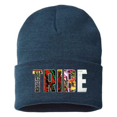 Tribe Music Album Covers  Sustainable Knit Beanie