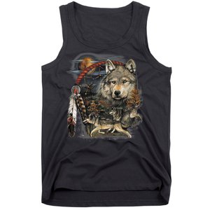 Tribesman Wolf Tank Top