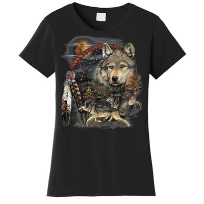 Tribesman Wolf Women's T-Shirt