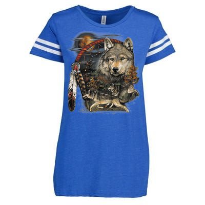 Tribesman Wolf Enza Ladies Jersey Football T-Shirt