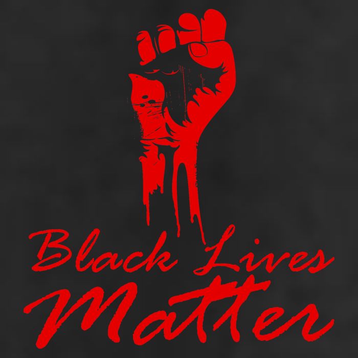 Tribute Black Lives Matter Fist 7 Panel Mesh Trucker Snapback Hat
