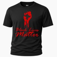 Tribute Black Lives Matter Fist Cooling Performance Crew T-Shirt