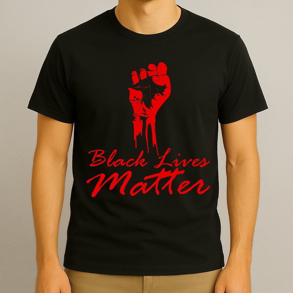 Tribute Black Lives Matter Fist T-Shirt