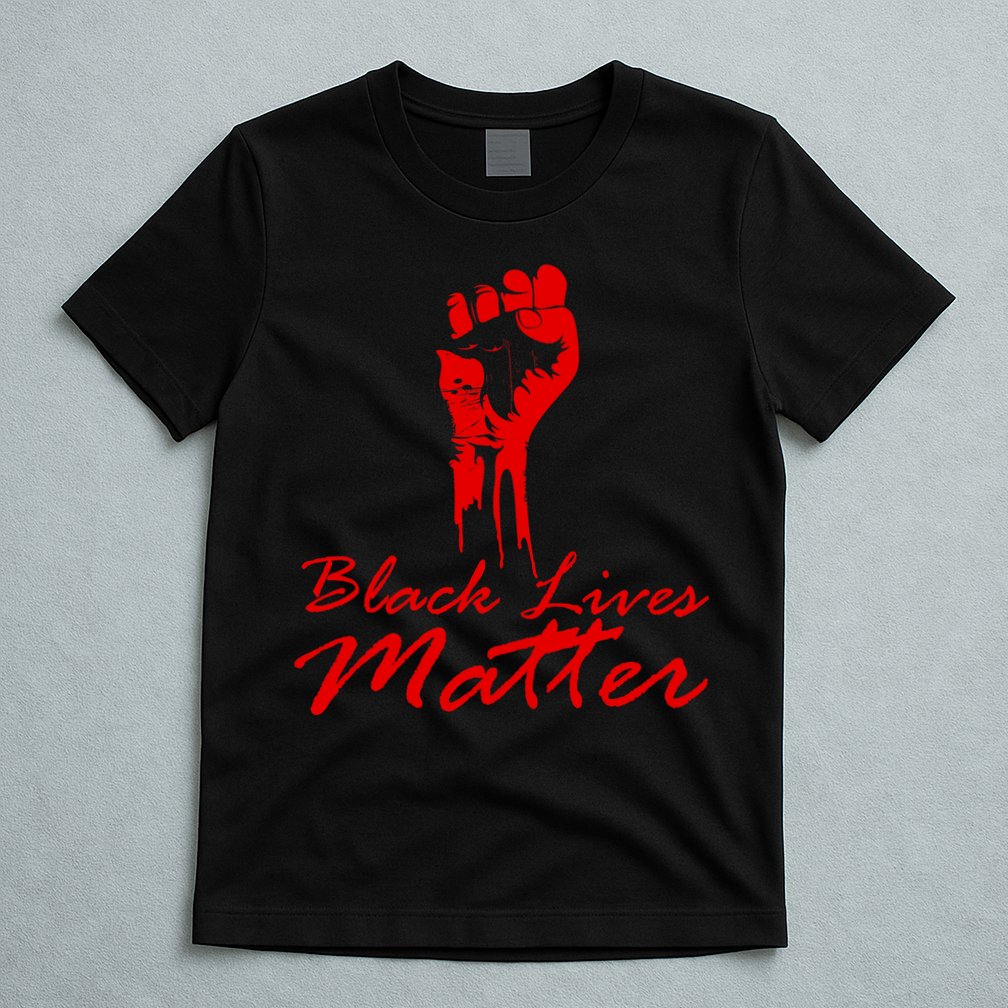 Tribute Black Lives Matter Fist T-Shirt