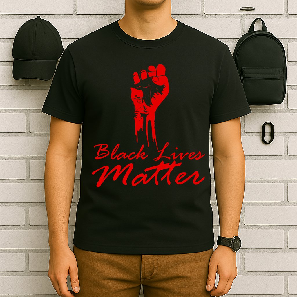 Tribute Black Lives Matter Fist T-Shirt