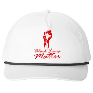 Tribute Black Lives Matter Fist Snapback Five-Panel Rope Hat