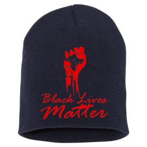 Tribute Black Lives Matter Fist Short Acrylic Beanie