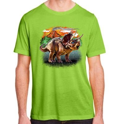 Triceratops Volcano Adult ChromaSoft Performance T-Shirt