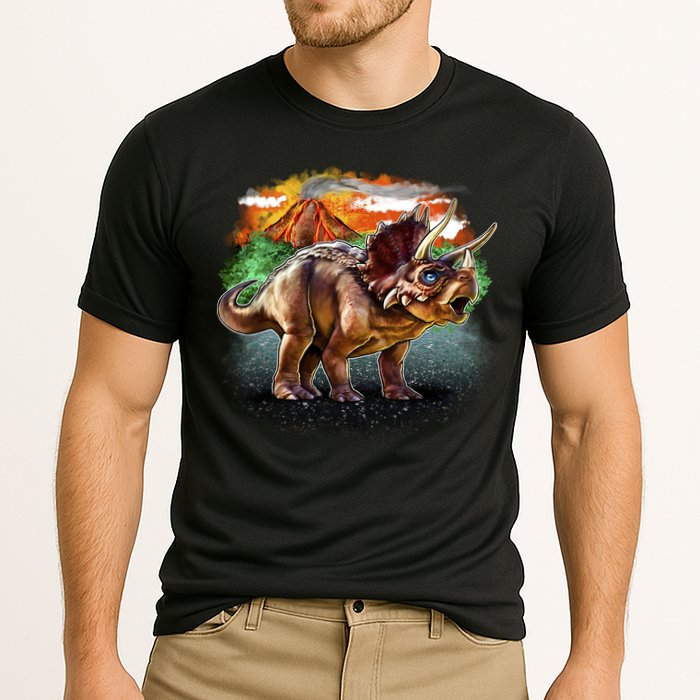 Triceratops Volcano Cooling Performance Crew T-Shirt