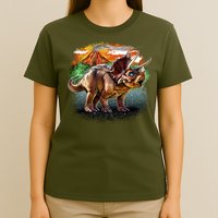 Triceratops Volcano T-Shirt