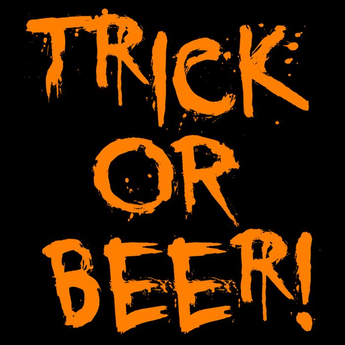 Trick Or Beer Flexfit Unipanel Trucker Cap